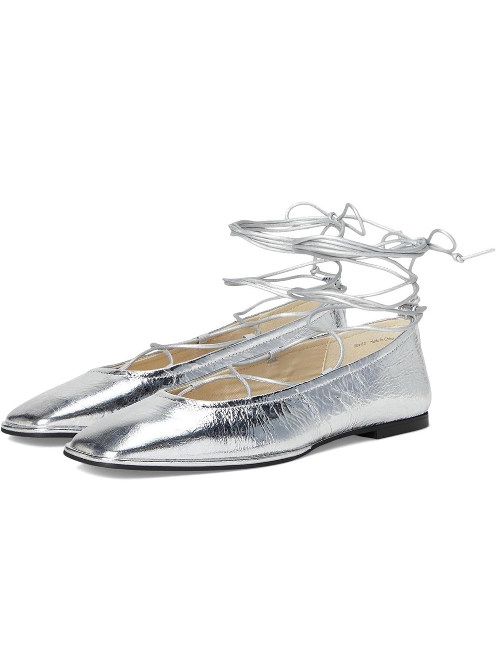 Dolce Vita Ryder Lace-Up Ballet Flats Size 8